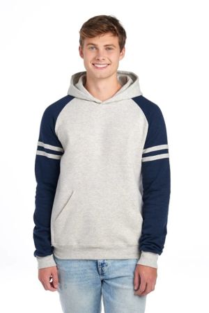 Jerzees 97CR - NuBlend® Unisex Varsity Color-Block Hooded Sweatshirt